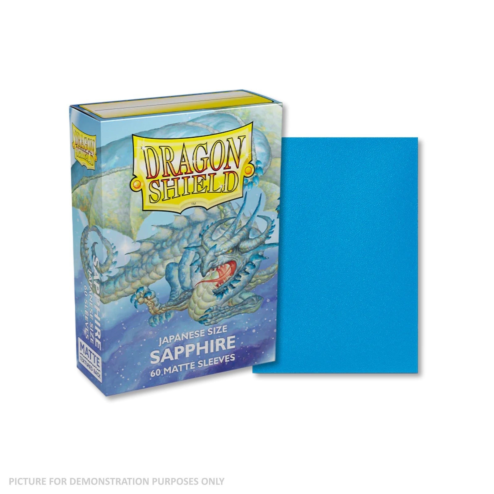 Dragon Shield 60 Japanese Size Card Sleeves - Matte Sapphire