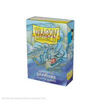 Dragon Shield 60 Japanese Size Card Sleeves - Matte Sapphire