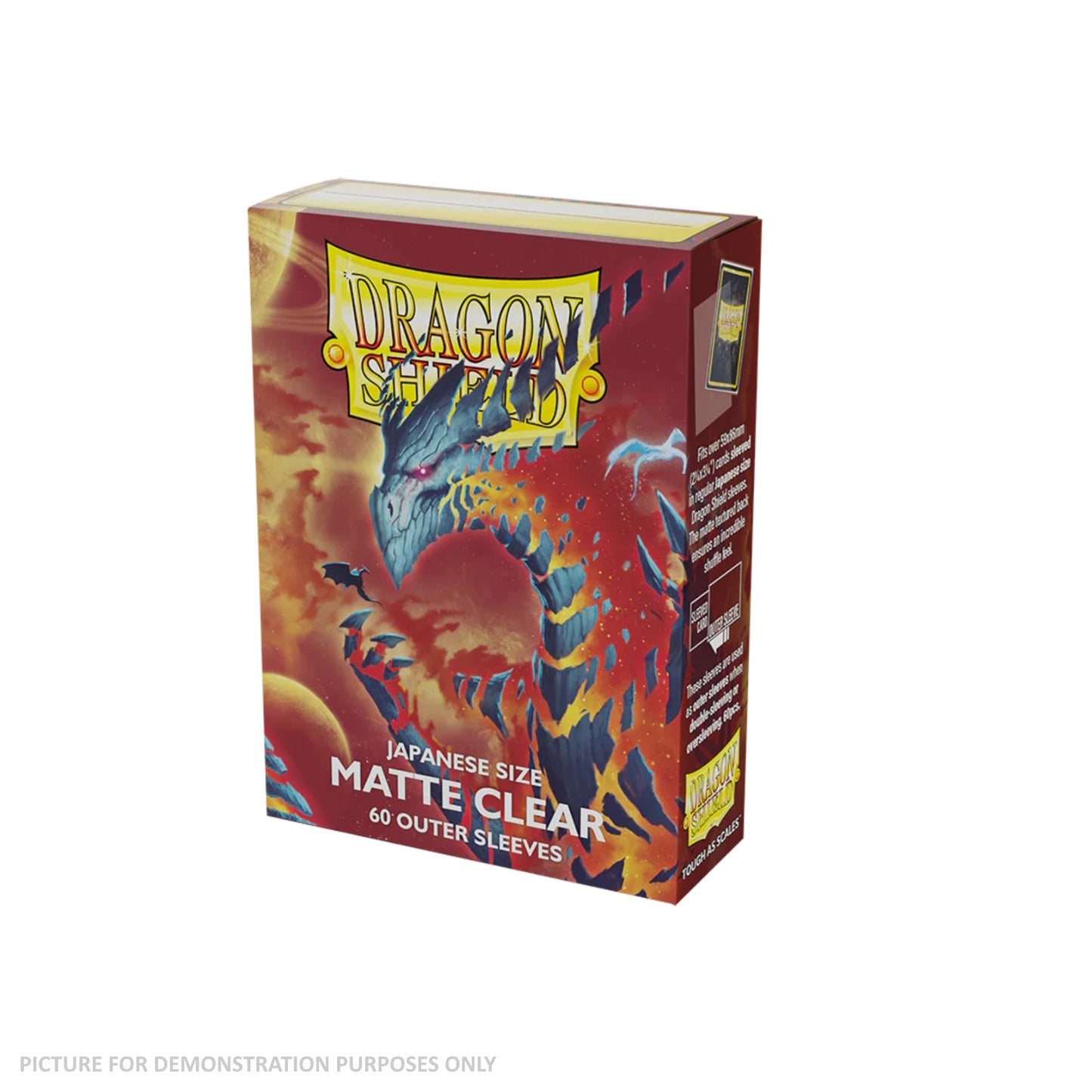 Dragon Shield 60 Japanese Size Card Sleeves - Matte Clear