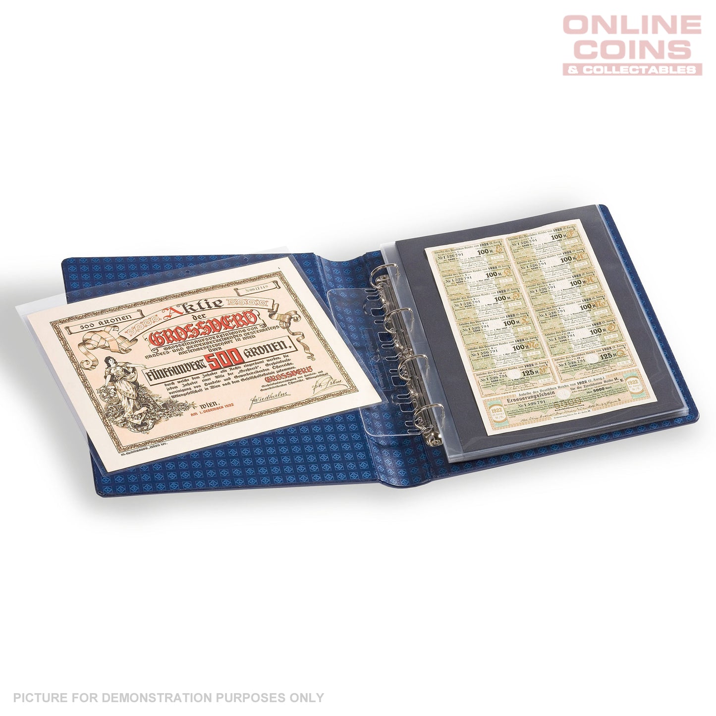 Lighthouse - Folio Binder With Slipcase - For Extra Large Documents - Black
