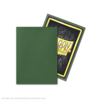 DRAGON SHIELD - MATTE Standard Card Sleeves FOREST GREEN Pack of 100