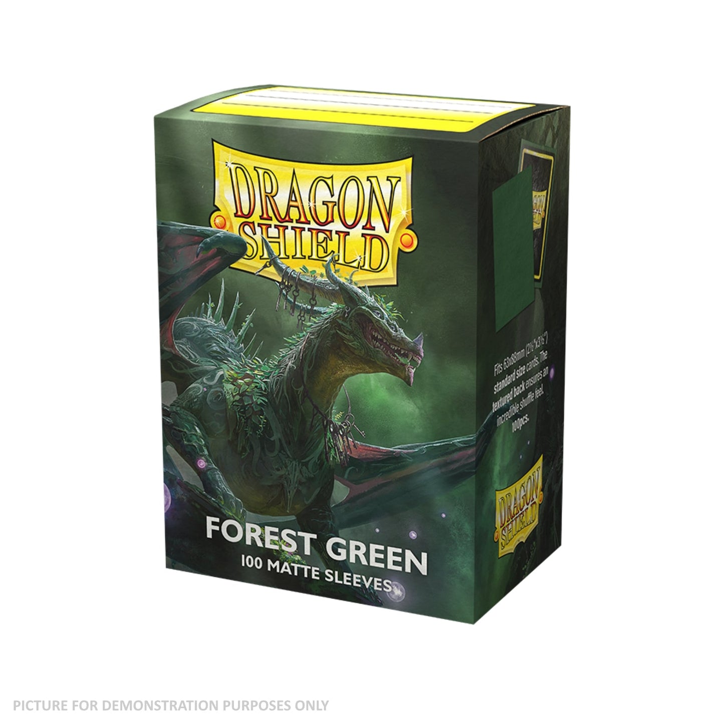 DRAGON SHIELD - MATTE Standard Card Sleeves FOREST GREEN Pack of 100