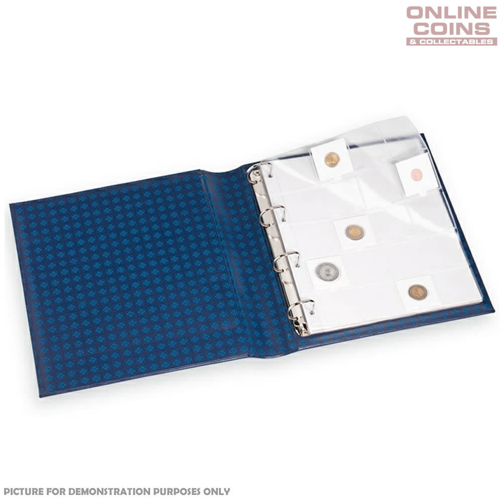 Lighthouse - Grande M20K Coin Album Pages Suit 2x2's - Listing is for Packet of 5