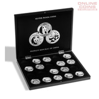 Lighthouse Presentation Case for 20 Panda Silver Coins in Capsules - Black
