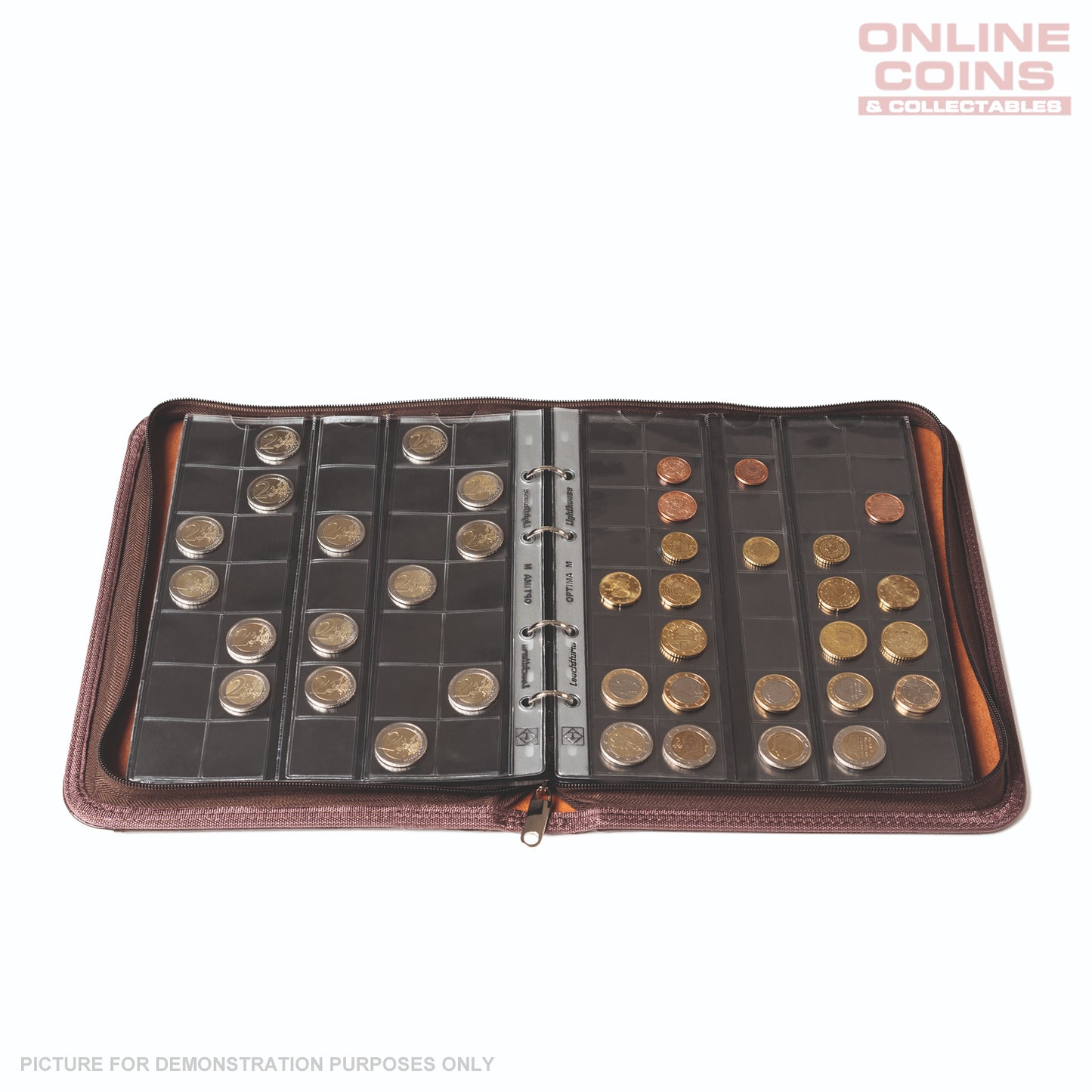 Lighthouse KURT Ringbinder Portfolio in OPTIMA Format - BROWN