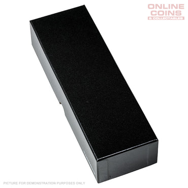 Lighthouse LOGIK Archive Box for 40 Gold Bar Blisters or Coin Cards -  Horizontal, Black