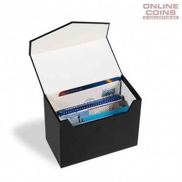 Lighthouse Mini Black Archive Box Logik C6 - Perfect for Carded Coins and Postcards