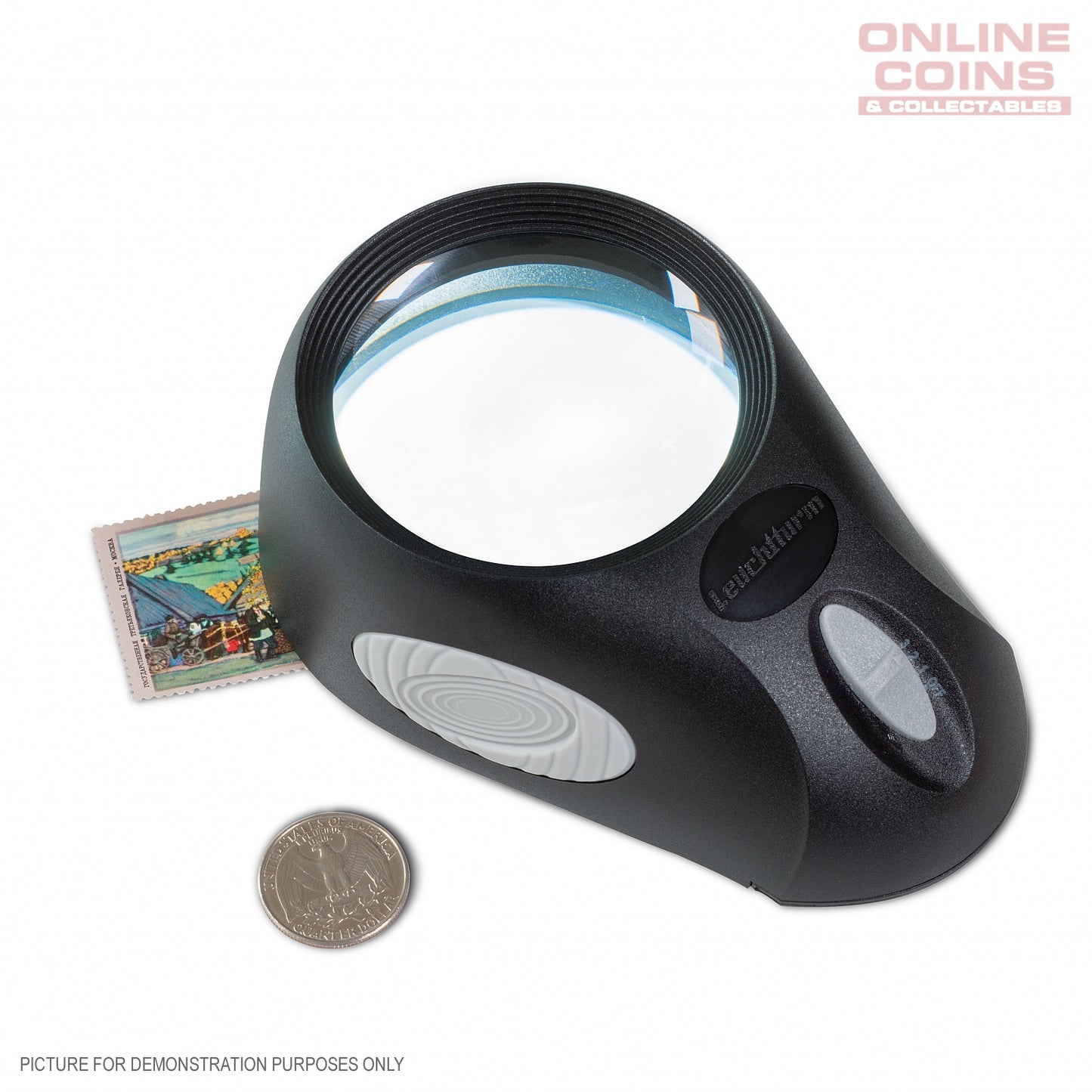 Lighthouse Bullauge Magnifier With 5X Magnification, 6 LED'S, 3 Brightness Settings