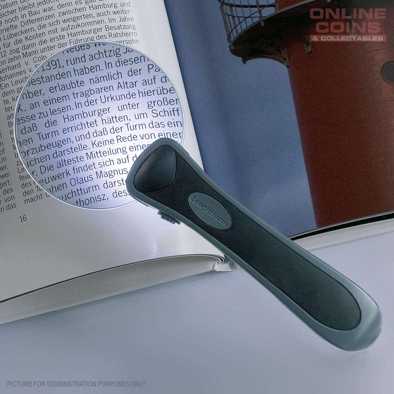 Lighthouse LED magnifier CHOPARZ Light, 2.5x magnification, Ø 75mm ...