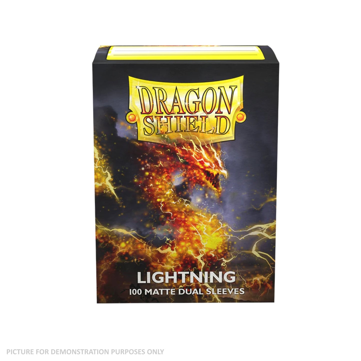Dragon Shield 100 Standard Size Card DUEL Sleeves - Matte Lightning