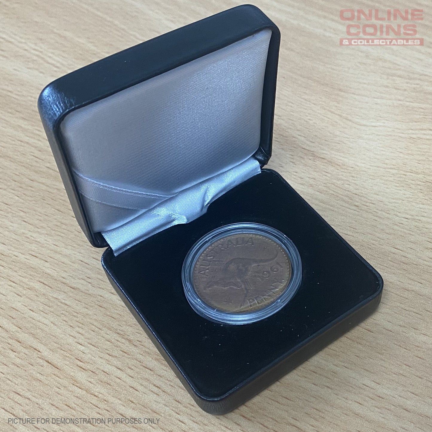 1958 Australian Memento Penny in Display Case - Makes The Perfect Gift