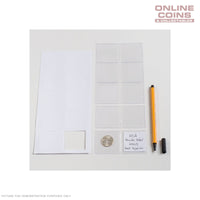 100 Lighthouse COIN FLIPS - Pack of 20 Sheets of 5 - Double Coin Flip