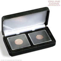 Lighthouse - Nobile Quadrum Satin Lined 2 Coin Display Case
