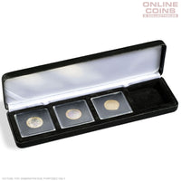 Lighthouse - Nobile Quadrum Satin Lined 4 Coin Display Case - EXCELLENT PRESENTATION