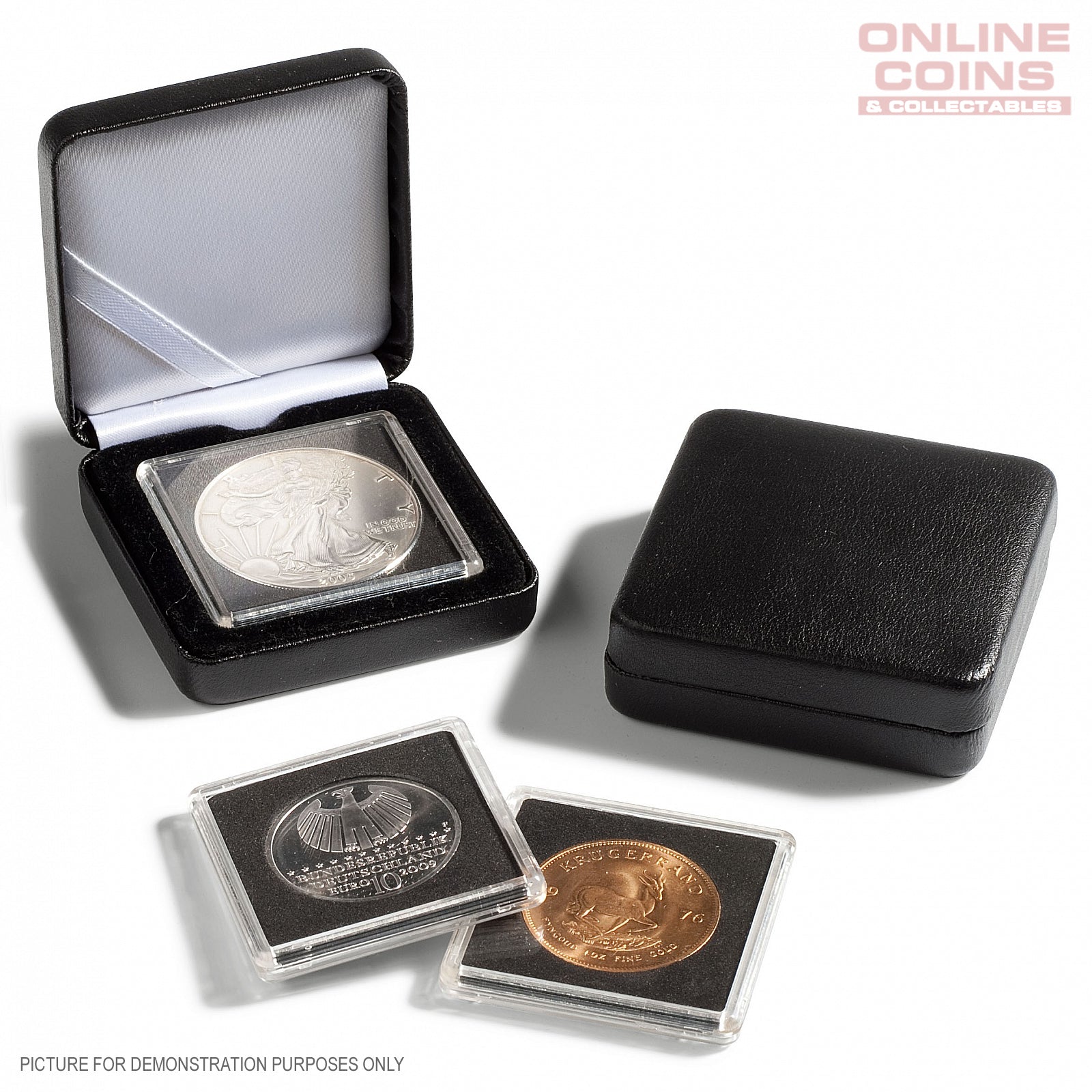 Lighthouse - Nobile Quadrum Satin Lined 1 Coin Display Case