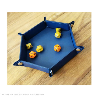 LPG Hex Dice Tray - 6" Blue