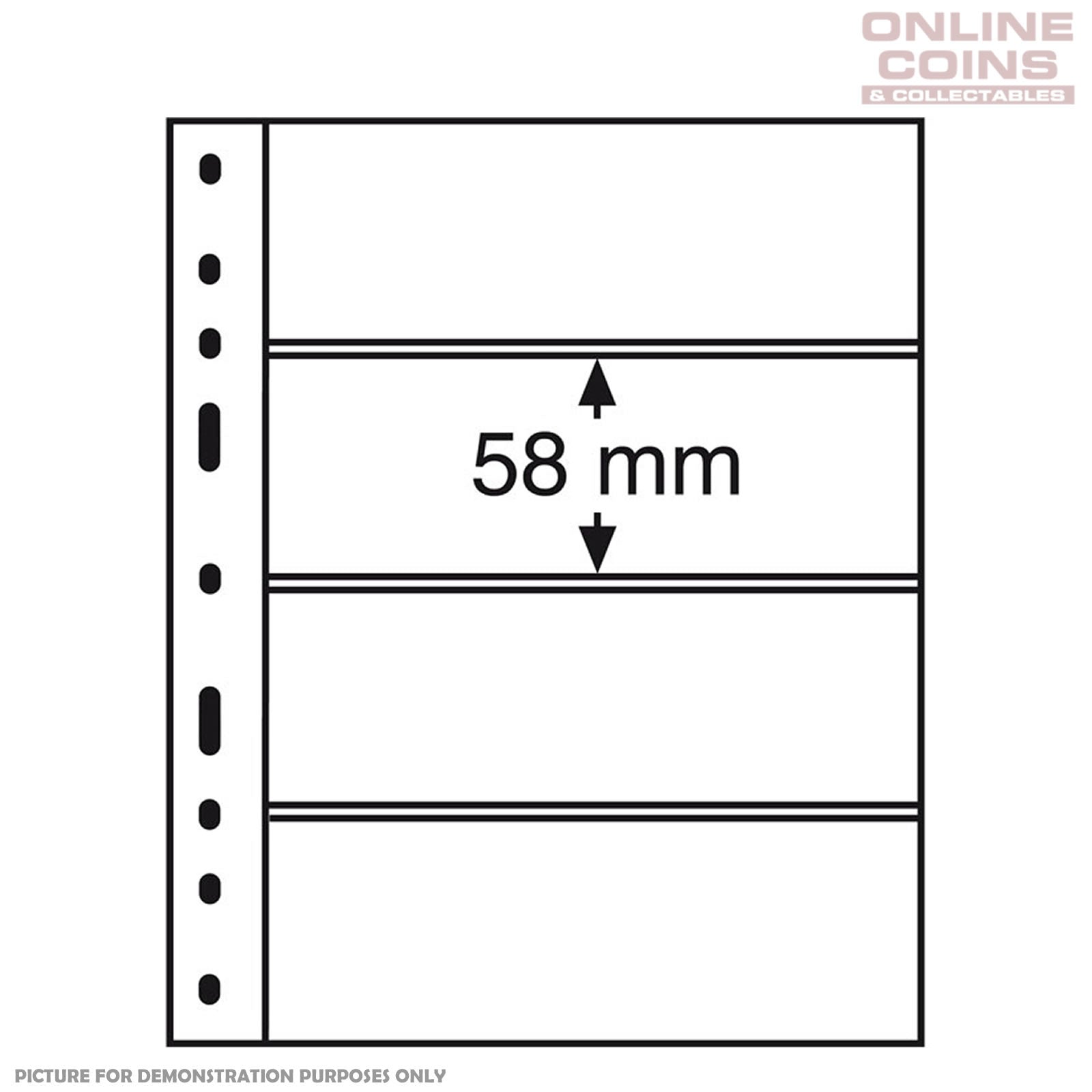 Lighthouse - Optima 4C Clear Stamp and Banknote Album Pages - Packet of 10