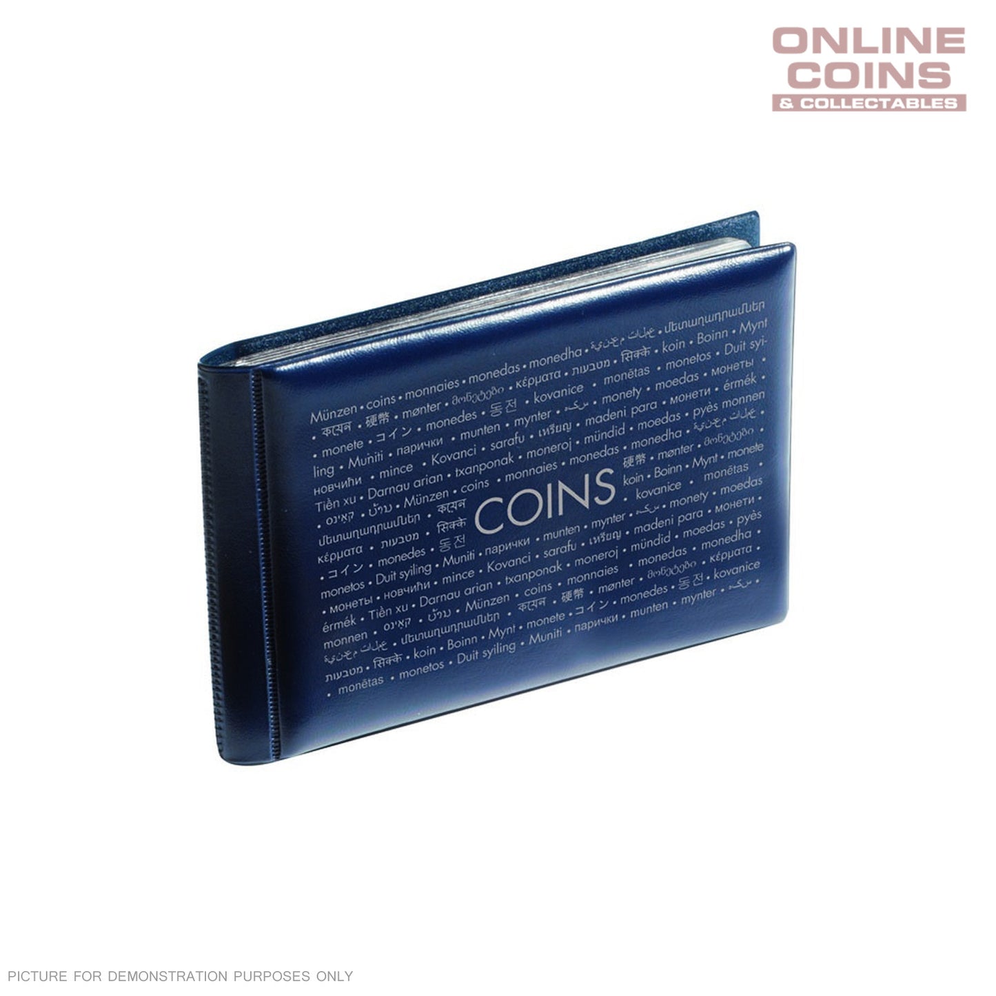 Lighthouse Numis Blue Coin Wallet - Holds 48 Coins Pockets Suitable for Australian .50c