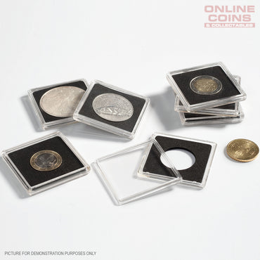 BULK BUY - Lighthouse Quadrum 25mm Square Coin Capsules Suit $1 - 100 Pack