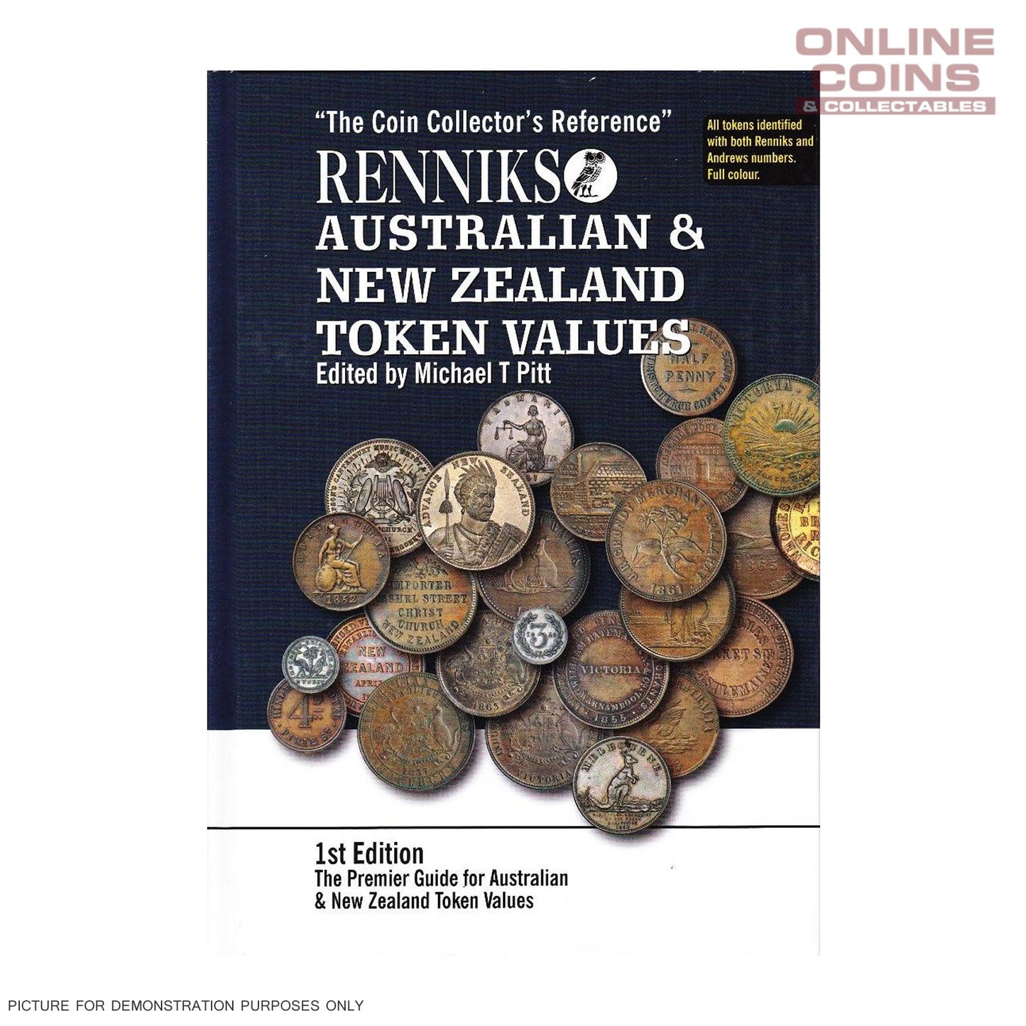 Renniks Australian and New Zealand Token Values 1st Edition Hard Cover Book