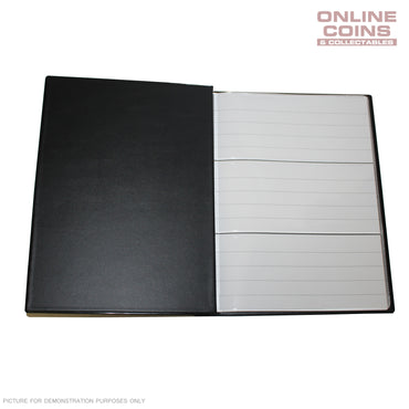 RENNIKS Banknote Album including 6 Note Album Pages - BLACK