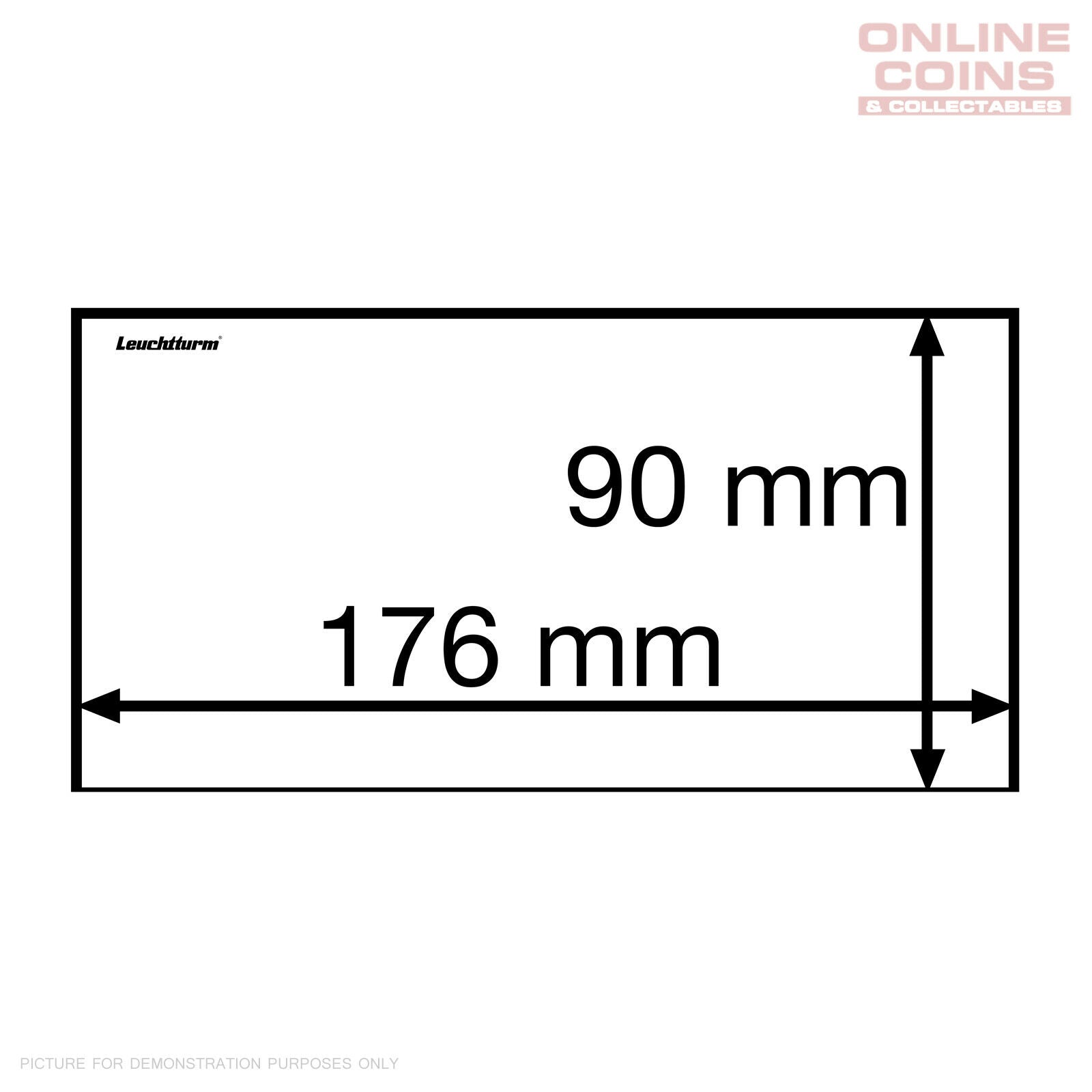 Lighthouse Basic Bank Note Sleeves 176mm x 90mm - 50 Pack