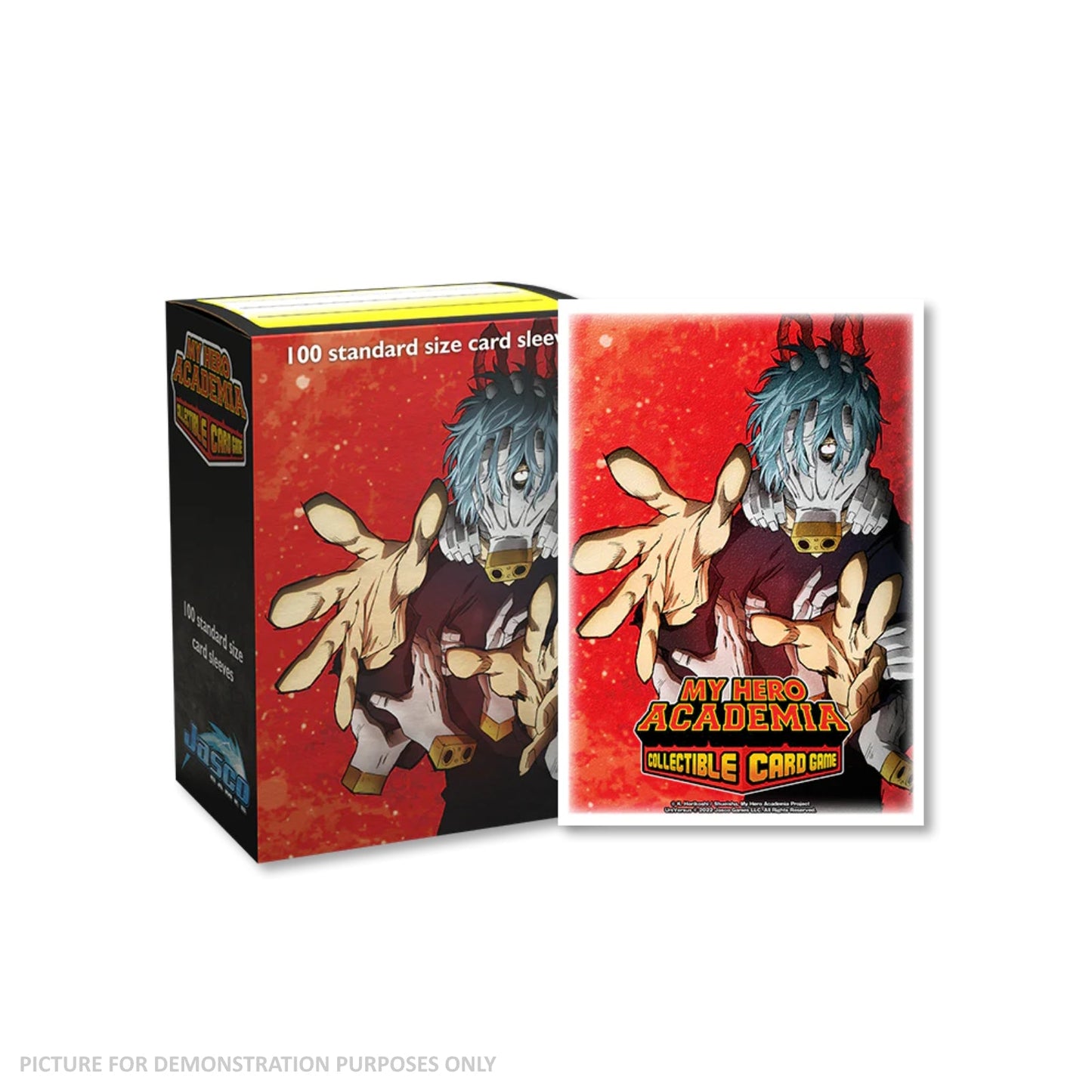 Dragon Shield 100 Standard Size Card Sleeves - My Hero Academia Matte Shigaraki