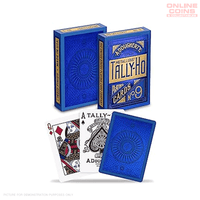 Bicycle Metalluxe Cards - TallyHo - BLUE
