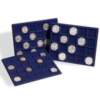 Lighthouse Coin Presentation Trays x 2 TABSQ50B Small  - 12 x 50mm Compartments (Small Trays)