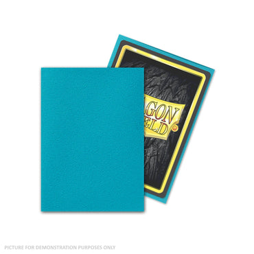 Dragon Shield 100 Standard Size Card Sleeves - Matte Turquoise