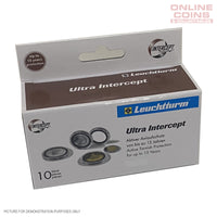 Lighthouse Ultra Coin Capsules INTERCEPT - Round 39mm Packet of 10 (Suitable For Australian Crown Coins)