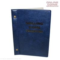 VST Australian Shilling Album 1910-1964 With Printed Mintage Interleaves BLUE